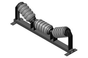 конвейерная роликоопора аммортизирующая