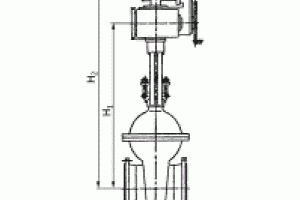 Задвижка с электроприводом 31с942р